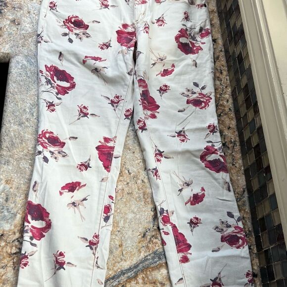 Free People Floral Women's Jeans - Picture 2 of 11